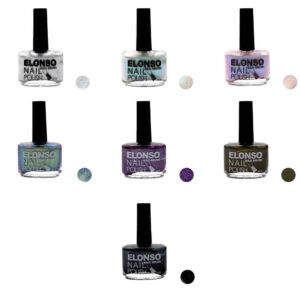 Halal nagellak – glitter finish – Charming (7 stuks)