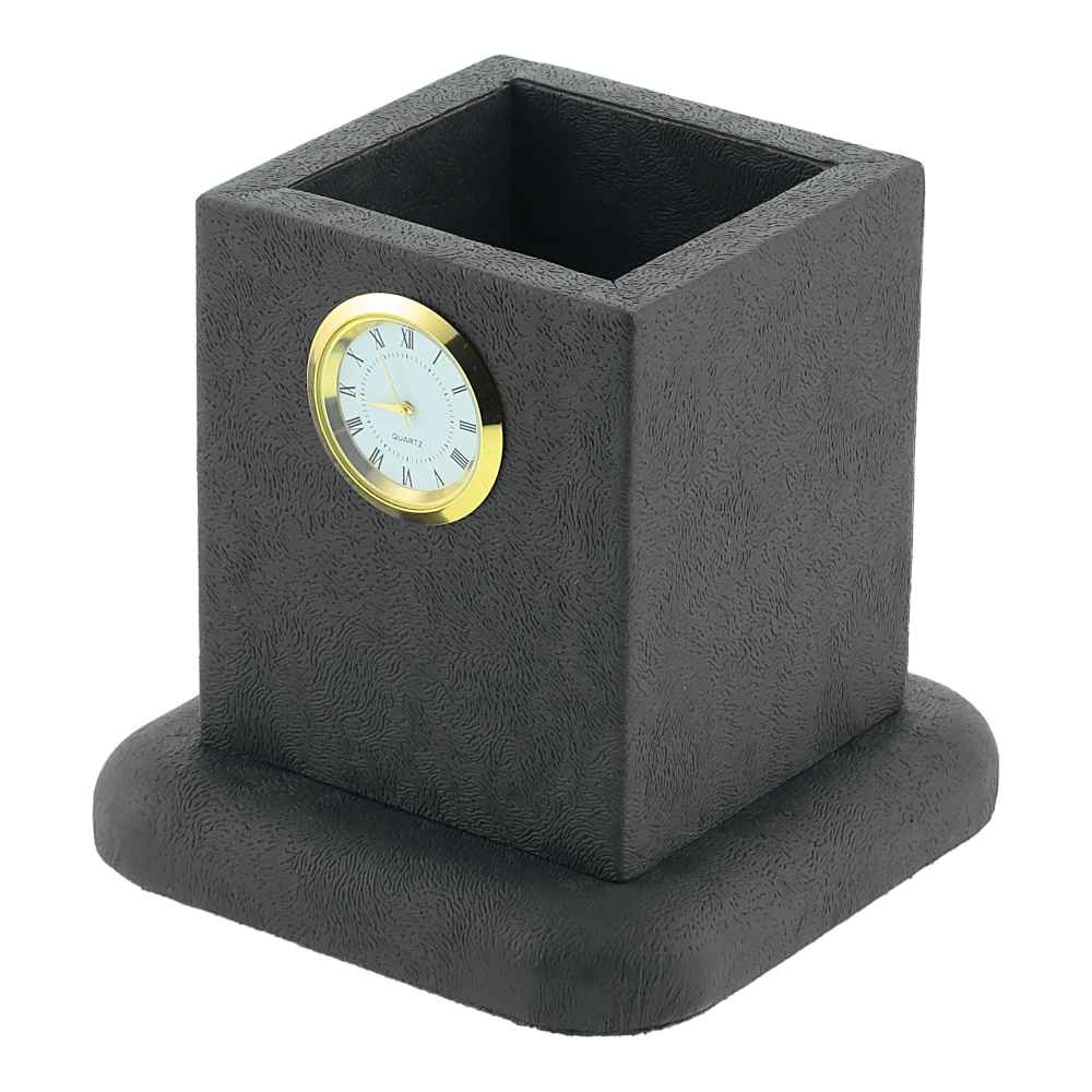 Grijze Leren Bureau Set – 14-delige Collectie
