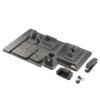 Grijze Leren Bureau Set – 14-delige Collectie