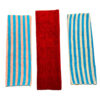 Perzische katoenen handdoek – handgeweven Toebafi, Zina model (set van 3)