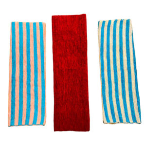 Perzische katoenen handdoek – handgeweven Toebafi, Zina model (set van 3)