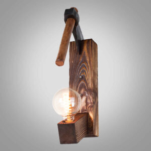 Houten wandlamp in moderne minimalistische stijl – Gezellige esthetiek G7