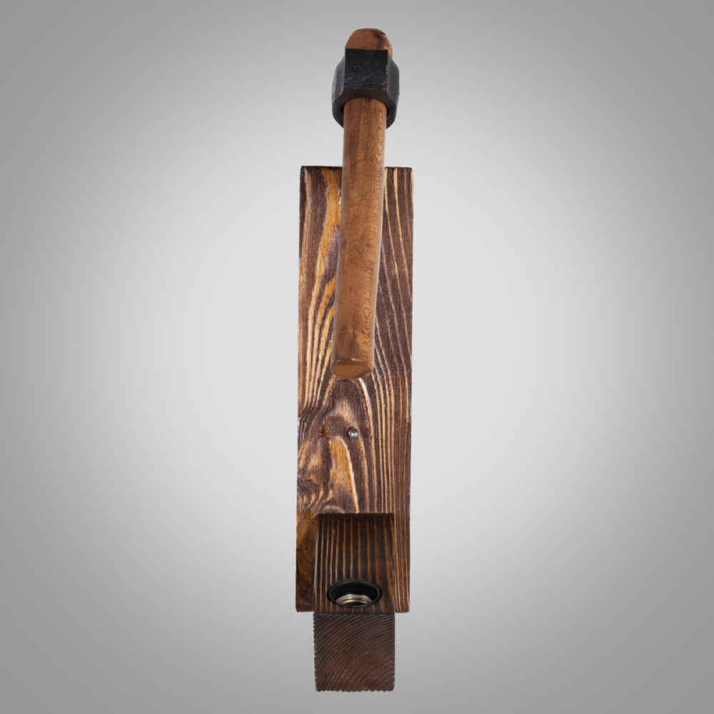 Houten wandlamp in moderne minimalistische stijl – Gezellige esthetiek G7