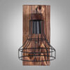 Houten wandlamp in moderne minimalistische stijl – Gezellige esthetiek G10