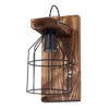 Houten wandlamp in moderne minimalistische stijl – Gezellige esthetiek G11