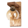 Houten wandlamp in moderne minimalistische stijl – Gezellige esthetiek G18