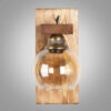 Houten wandlamp in moderne minimalistische stijl – Gezellige esthetiek G18