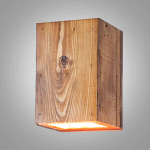 Houten wandlamp in moderne minimalistische stijl – Gezellige esthetiek G8