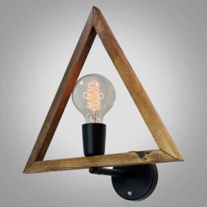 Houten wandlamp in moderne minimalistische stijl – Gezellige esthetiek G5