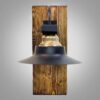 Houten wandlamp in moderne minimalistische stijl – Gezellige esthetiek G16