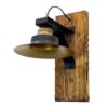 Houten wandlamp in moderne minimalistische stijl – Gezellige esthetiek G16