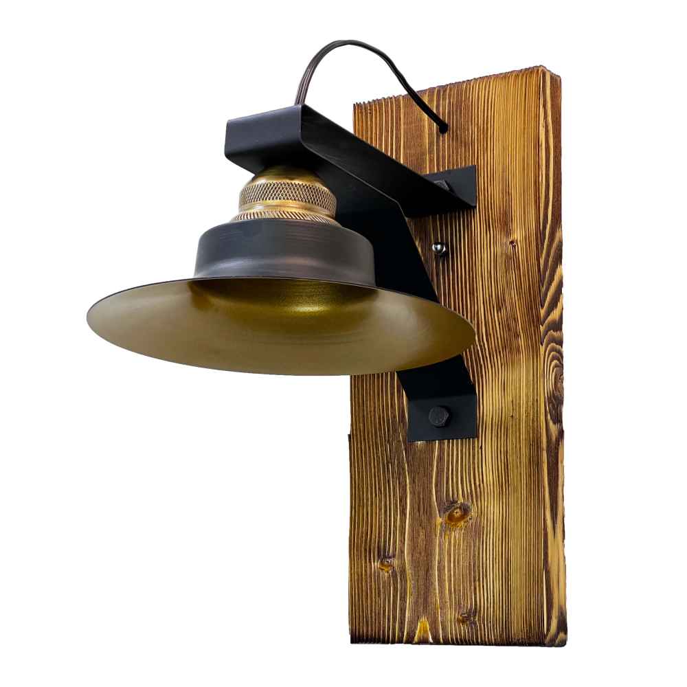 Houten wandlamp in moderne minimalistische stijl – Gezellige esthetiek G16