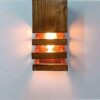 Houten wandlamp in moderne minimalistische stijl – Gezellige esthetiek