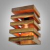 Houten wandlamp in moderne minimalistische stijl – Gezellige esthetiek G9