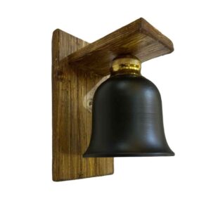 Houten wandlamp in moderne minimalistische stijl – Gezellige esthetiek G2
