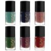 Halal nagellak – glanzende finish – Chique kleuren (6 stuks)