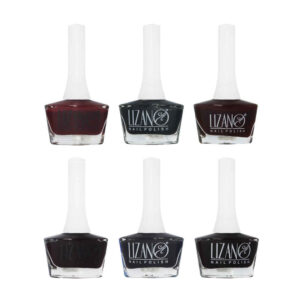 Halal nagellak – glanzende finish – Donkere kleuren (6 stuks)