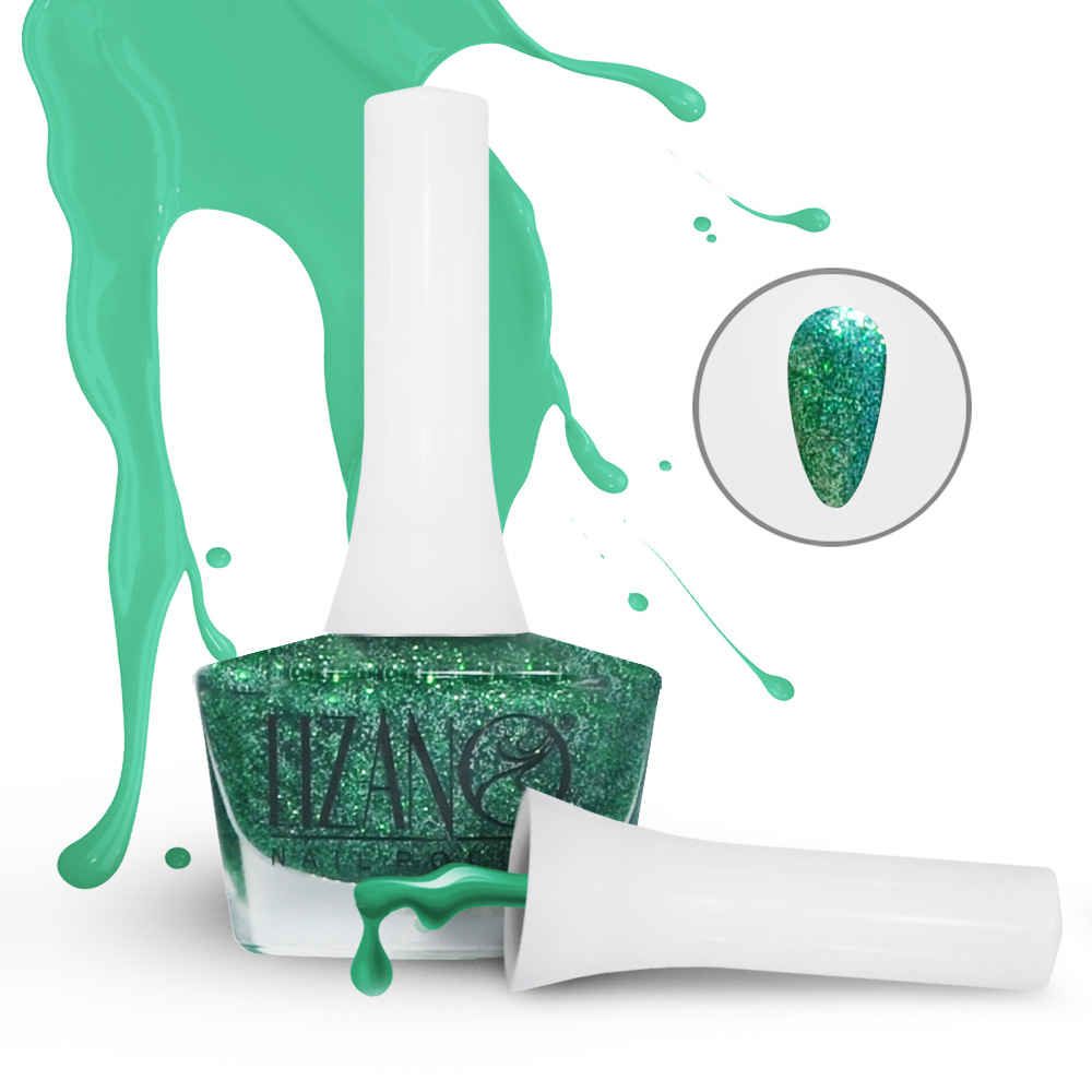 Halal nagellak – glitter finish – Shiny kleuren (6 stuks)