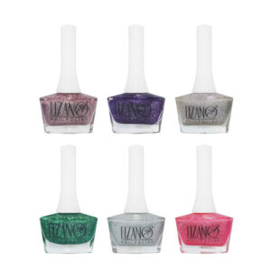 Halal nagellak – glitter finish – Shiny kleuren (6 stuks)
