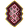 Handgeweven Boho Macramé Vloerkleed – Torkaman Patroon