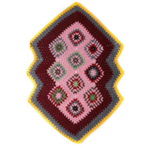 Handgeweven Boho Macramé Vloerkleed – Torkaman Patroon