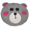 Handgeweven Boho Macramé Vloerkleed – Teddybeer Patroon