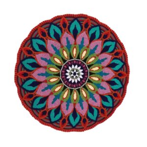 Handgeweven Boho Macramé Vloerkleed – Karim Patroon