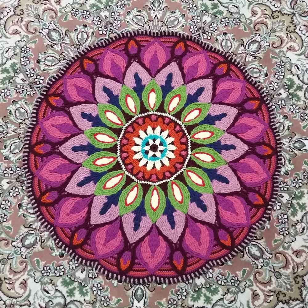 Handgeweven Boho Macramé Vloerkleed – Kian Design
