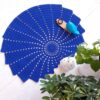 Handgeweven Boho Macramé Vloerkleed – Schelp Design