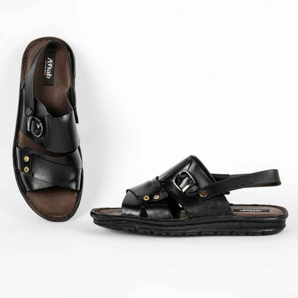 Heren Natuurleren Sandalen – Model Jerico