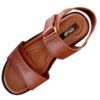 Heren Natuurleren Sandalen – Model Zon