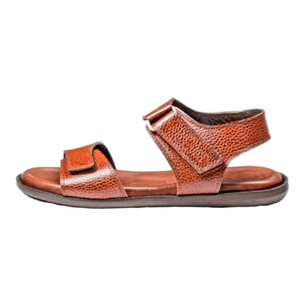 Heren Natuurleren Sandalen – Model Zon