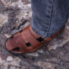Heren Natuurleren Sandalen – Model Tondar