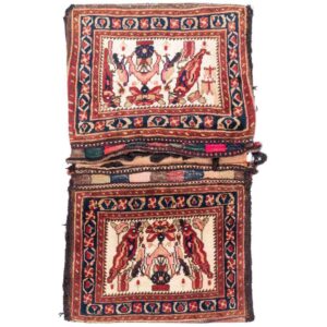 Vintage Perzische Zadeltas – Handgeweven & Tweedehands Tōbrag – Jalal
