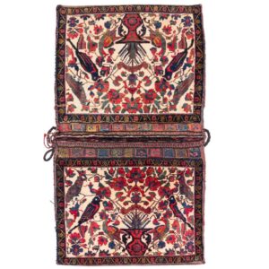 Vintage Perzische Zadeltas – Handgeweven & Tweedehands Tōbrag – Kian