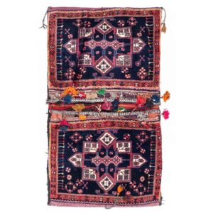 Vintage Perzische Zadeltas – Handgeweven & Tweedehands Tōbrag – Soha