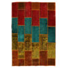Vintage Patchwork Tapijt Bardia – Hedendaags Abstract
