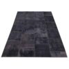 Vintage Patchwork Tapijt Dark – Abstract Wol
