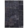 Vintage Patchwork Tapijt Dark – Abstract Wol