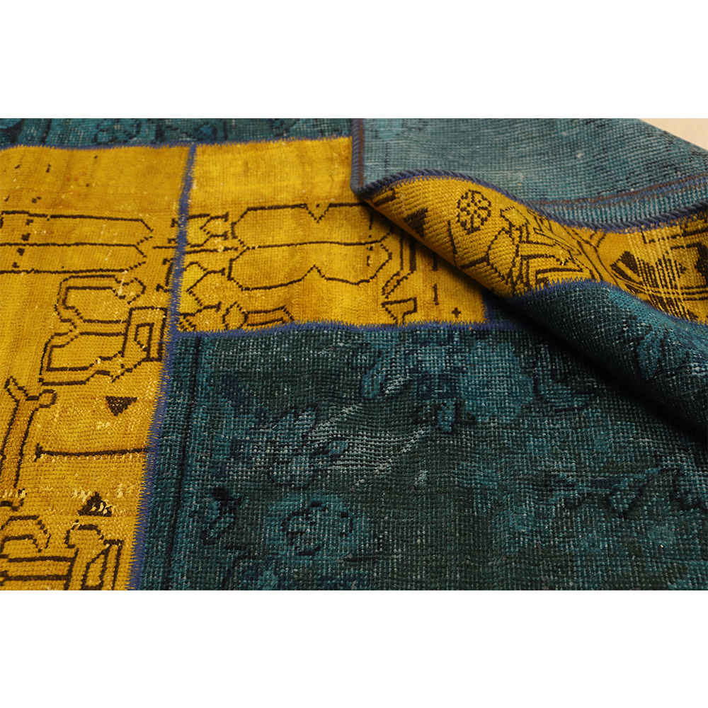 Vintage Patchwork Tapijt Dorsa – Hedendaags Abstract