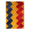 Hedendaags Patchwork Tapijt Elham – Handgeknoopt Wol