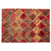 Vintage Patchwork Tapijt Katayoun – Bloemen Wol