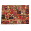Vintage Perzisch Handgeknoopt Patchwork Tapijt Vala
