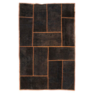 Vintage Perzisch Handgeknoopt Patchwork Tapijt Vina
