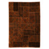 Vintage Patchwork Tapijt Dark Red – Geometrisch
