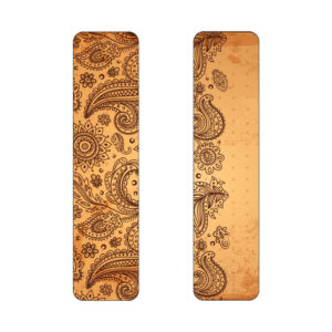 Houten Bladwijzer Paisley – Set van 2