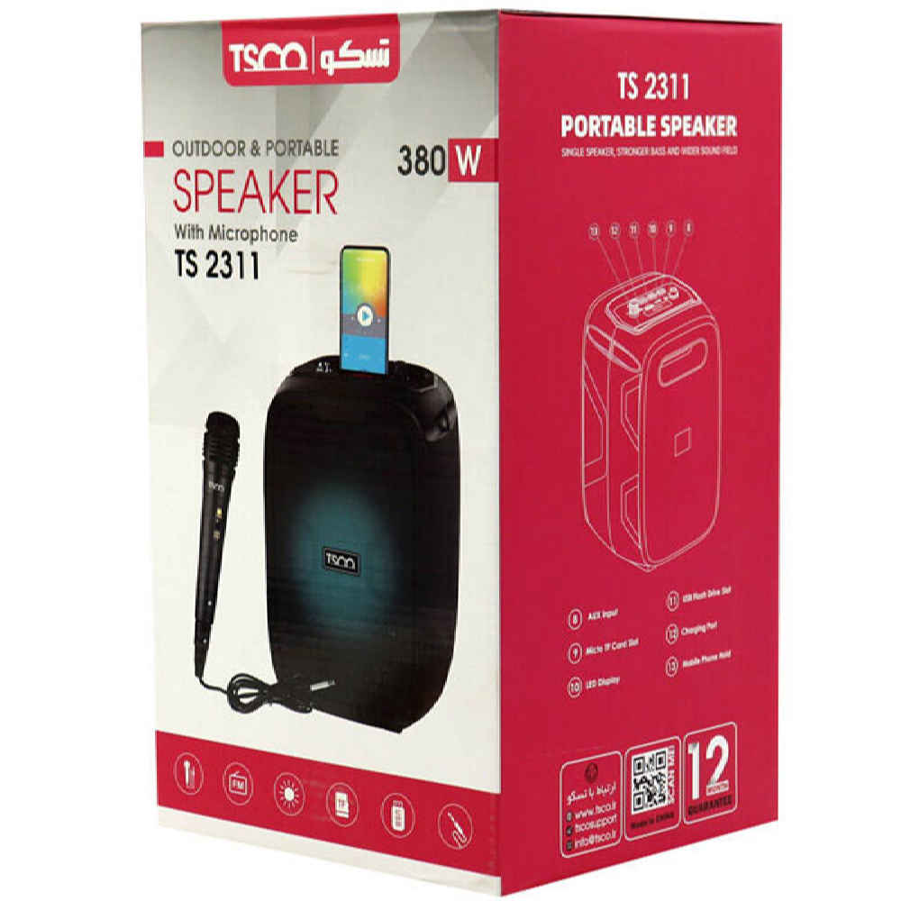 Tesco Draadloze & Draagbare Bluetooth Speaker TS2311