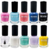 Halal nagellak – glanzend en ademend – Party kleuren (10 stuks)