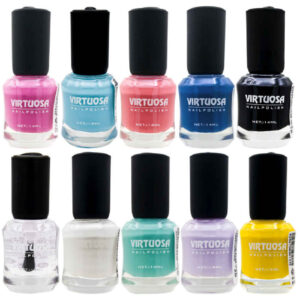 Halal nagellak – glanzend en ademend – Party kleuren (10 stuks)