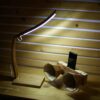 Handgemaakte verstelbare houten bureaulamp ARC20